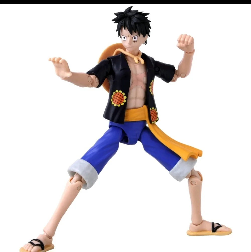 Genuine One Piece Monkey D. Luffy Dressrosa Action Figure‎ Collectible Toy
